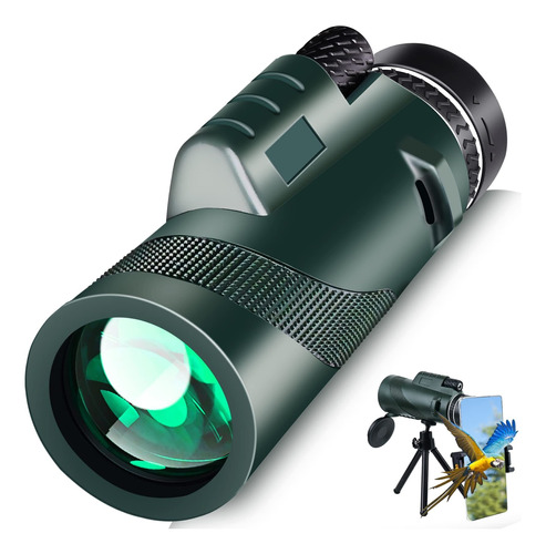 80x100 Telescopio Monocular, Monoculares Para Adultos De