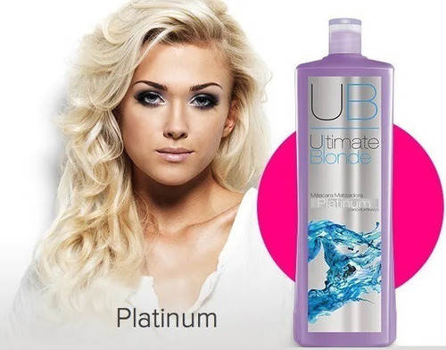 Imagem 2 de 2 de Exo Hair Ultimate Blonde Shampoo E Máscara Matizadora 300 Ml