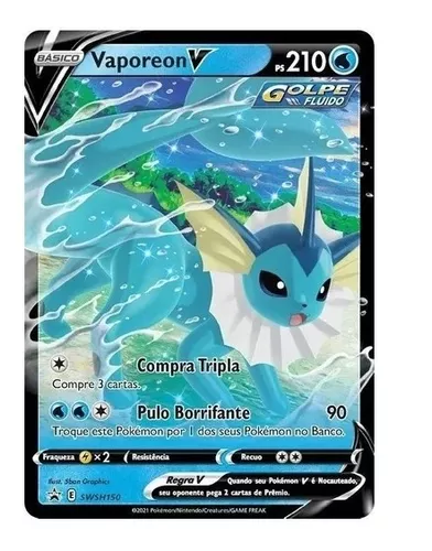 Lata Pokémon TCG - Evolução Eevee - Flareon V - Copag