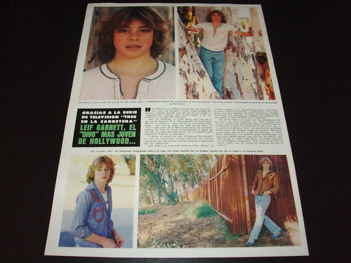 (r051) Leif Garrett * Clipping Revista 1 Pg * 1977