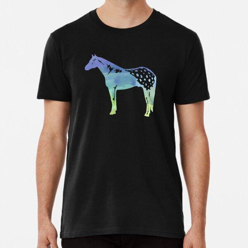 Remera Caballo Color Del Agua Appaloosa Caballos En Color De