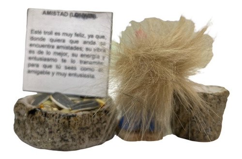 Troll Mini + Comedero + Semillas + Tarjeta. Varios Modelos