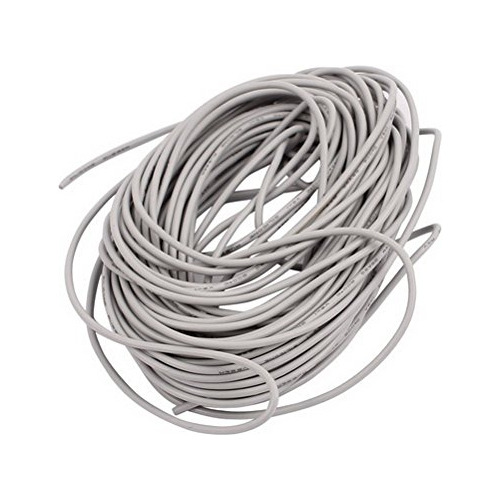 T 26 awg Gris Hilo Cable Cobre Alambre Silicona Flexible Rc