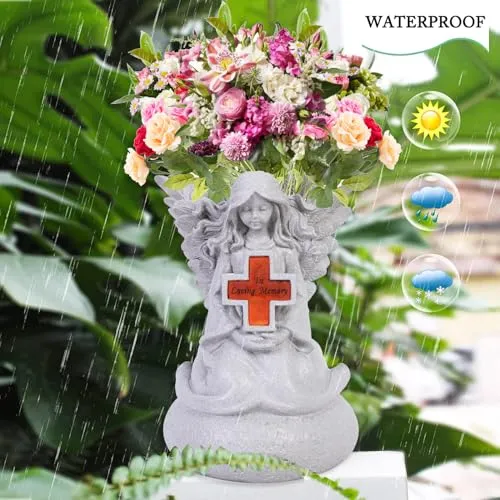 Decoraciones De Tumbas De Cementerio, Estatuas De Ángeles De