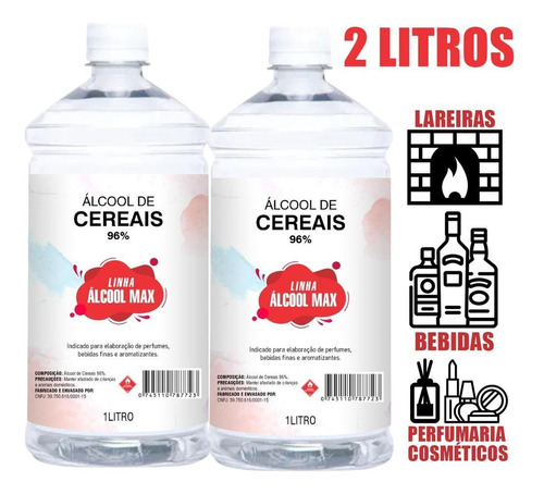 Alcoool De Cereais 2 Lts Puro
