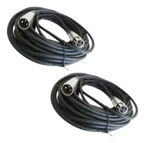 Comprar 2 Pz Cable Para Microfono Luces Dmx Canon A Canon 15 Metros