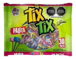 Paleta Tix Tix 30 Piezas