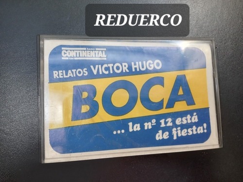 Casete Boca La 12 Está De Fiesta Víctor Hugo Continental 