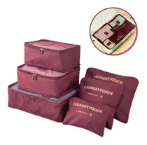 Comprar Kit Bolsas De Armazenamento Organizador Para Viagem 6 Pçs
