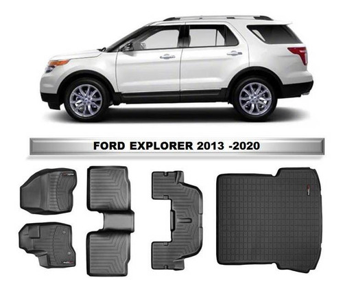 Weathertech Alfombra Bandeja Ford Explorer 2013-20