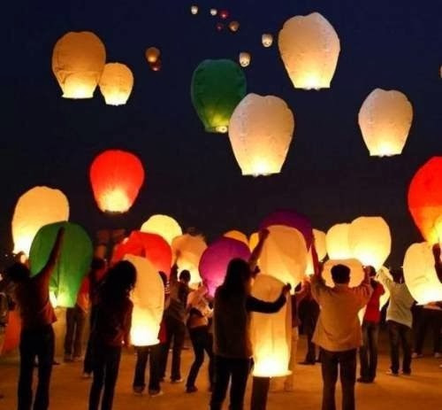 Globos De Los Deseos Cantoya Aire Caliente 0,75 Por Mayor