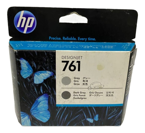 Cabezal Hp 761 Gris/gris Obscuro Ch647a  Facturado Y Nuevo