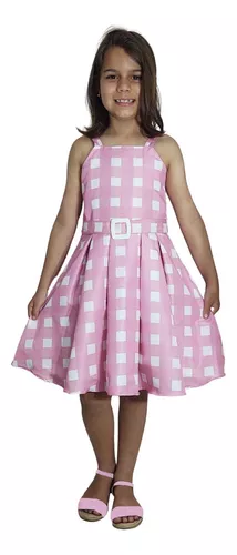 Vestido Xadrez Infantil Quadriculado