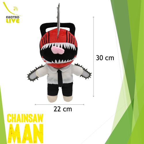 Imagen 1 de 2 de Peluche  - Chainsaw Man - 22cm X 30cm