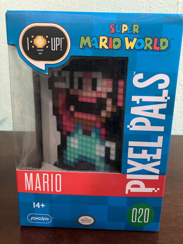 Pixel Pals Mario De Super Mario World Enciende Luz