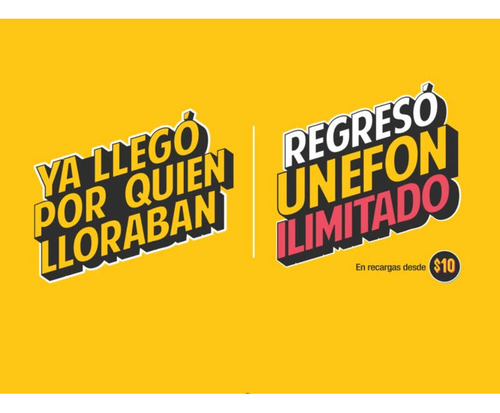 Chip Unefon Ilimitado Incluye Recarga De 100 Pesos