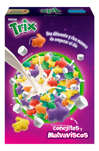Cereal Integral Forma De Conejitos Y Malvaviscos Trix 230g
