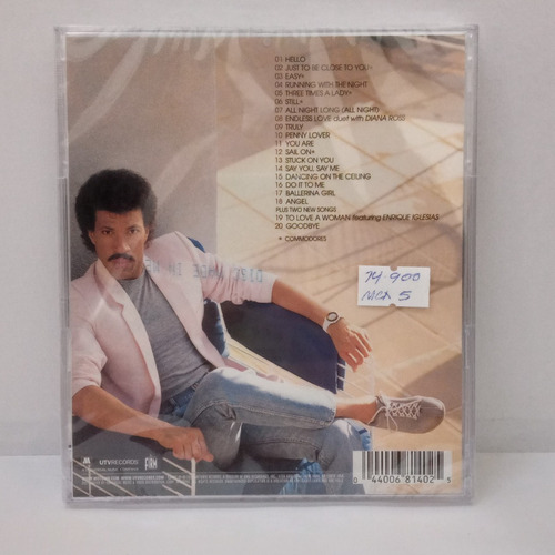 Lionel Richie The Definitive Collection Cd Nuevo Sellado