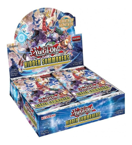 Box Booster Yugioh Invocadores Ocultos 24 Pacotes Konami