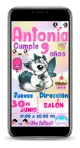 Comprar Invitación Digital Kawai Personalizada Cumpleaños