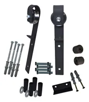 Comprar Kit De Herrajes Puerta Granero Sin Riel Guía Rueda De 60 Mm