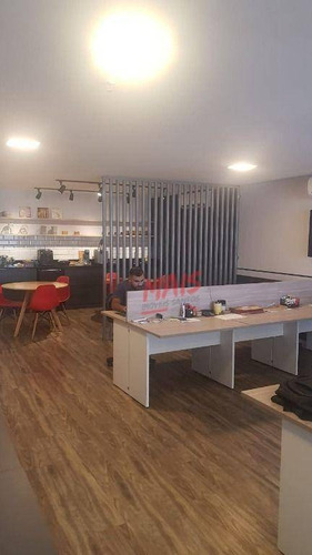 Imagem 5 de 8 de Sala Para Alugar, 94 M² Por R$ 5.000,00/mês - Centro - Santos/sp - Sa0064