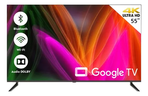 Smart Tv Pantalla 55 Pulgadas Cuory Google Tv 4k Uhd Qled