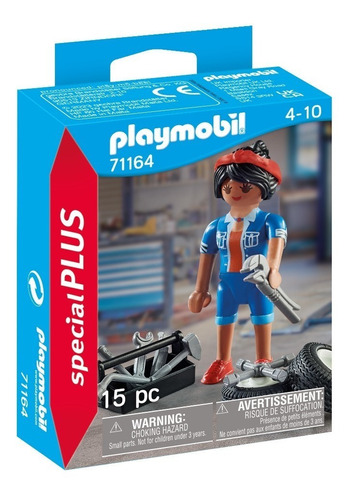 Figura Armable Playmobil Mecánica 15 Piezas