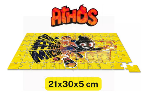Quebra-cabeça Turma Do Athos 60 Peças - Algazarra