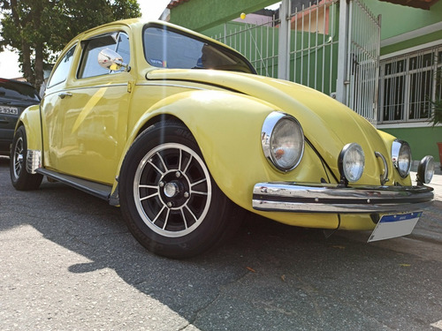 Volkswagen Fusca 1.300l Ano 1977 - Amarelo Java