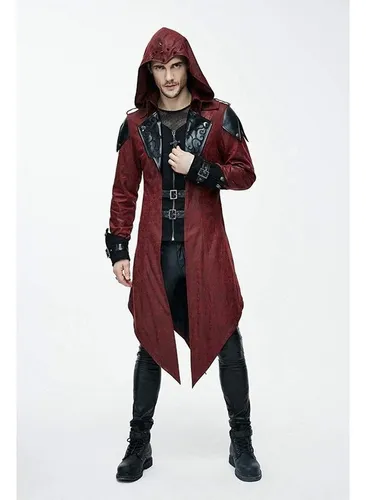 Chamarra Con Capucha Estilo Gótico Assassin Creed Cosplay