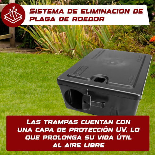 Mpq Trampa Roedor Ratones-raton 5 Pzas Apilable Reutilizable