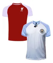 Comprar Kit 02 Camisetas Fut Times Europeus Licenciadas Lançamentos