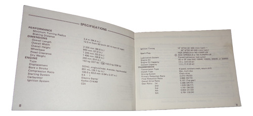 Kawasaki Klr 650 1986 Libro Manual Original (Usado)