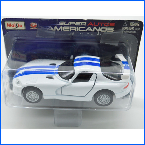 Super Autos Americanos Maisto Dodge Viper Gt2 - 1:43