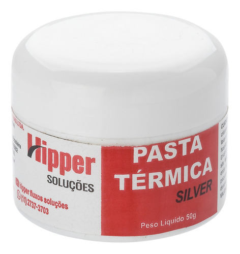 Pasta Térmica premium 50g Hipper Processador Cpu Silver