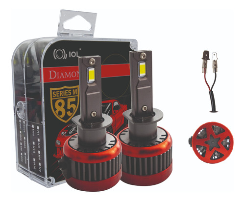 Kit De Faros Led H1 Csp Nitrogeno Cambus 85 W Luz Fija