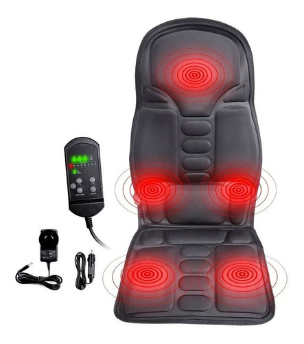 Masajeador De Espalda Electrico Asiento Casa Auto Portatil 