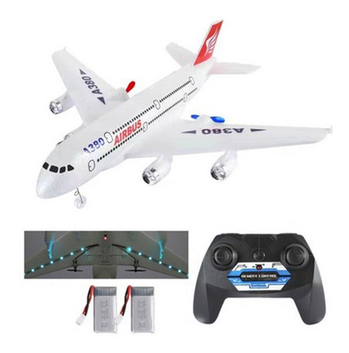 Airbus A380 2.4g Rc Plane 2 Canales 6 Ejes Gyro Airliner Pla