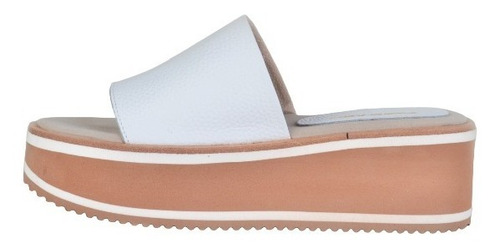 Imagen 5 de 7 de Zuecos Sandalias Bajos De Mujer De Cuero Pratt - Ferraro