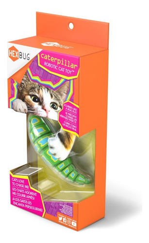 Imagen 3 de 5 de Juguete Robótico De Oruga Para Gatos Con Sensor Movimiento