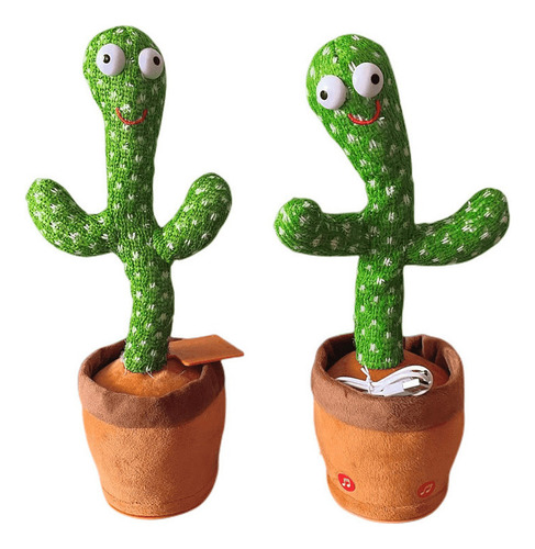 Peluche Cactus Bailando, Cantando Y Hablando 2pcs