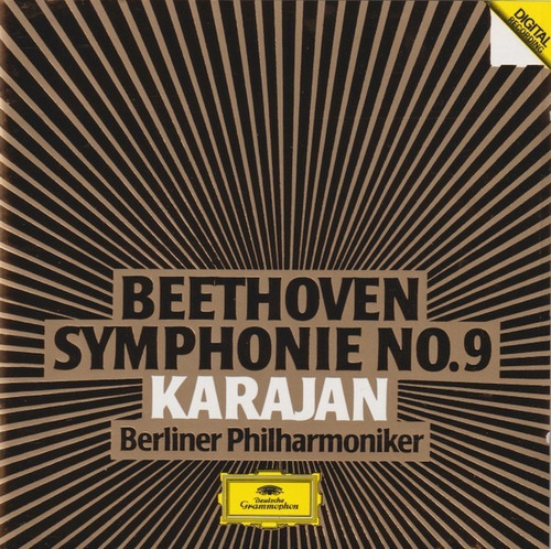 Beethoven* Cd Sinfonía N° 9, Karajan, Sinfónica Berlin 1984*