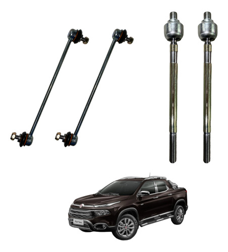 Kit X2 Bieletas + X2 Precaps Fiat Toro Todos Nacional 