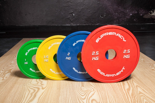Discos De Caucho Competencia Supremacy 2 Unid 1 Kg - Verde
