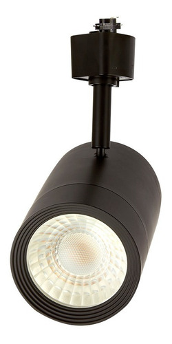 Imagen 2 de 6 de Lámpara Spot Led Tipo Riel Negro Dirigible, 14,5w, Interior