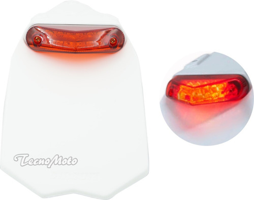 Porta Patente C/luz Led Trasera Enduro Dr Klx Klr Xr Xt