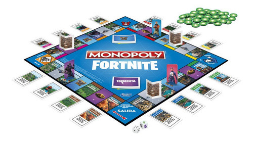 Imagen 3 de 4 de Juego de mesa Monopoly Fortnite Hasbro E6603