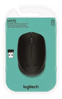 Mouse Logitech M170 Sem Fio Preto 910-004940