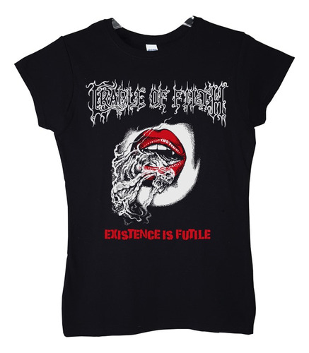 Polera Mujer Cradle Of Filth Existence Is Metal Abominatron